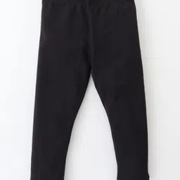 Crayonflakes Polar Fleece Full Sleeves Checkered & Bow Detailed Fit & Flare Dress With Leggings - Pink image 5