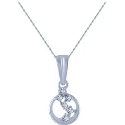 P.C. Chandra Jewellers 18 kt Gold & Diamond Pendant without Chain-picture-36