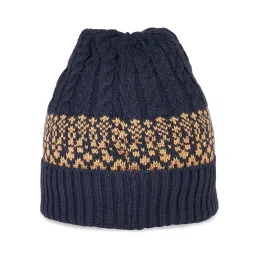 Byford by Pantaloons Navy Printed Beanies image 2