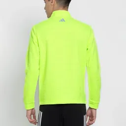 Adidas Green Regular Fit Printed Sweatshirt image 2