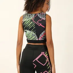 Forever 21 Black Printed Sports Bra image 2