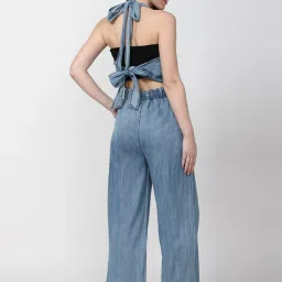 Forever 21 Blue Cotton Jumpsuit image 2