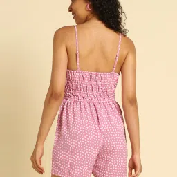 Forever 21 Pink Printed Romper image 2