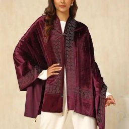 Soch Purple Embellished Shawl-picture-28