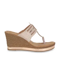 Rocia by Regal Women's Rose Gold Toe Ring Wedges image 2