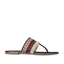 W Women's Multicolor T-Strap Sandals image 2