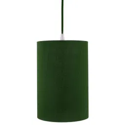 Homesake Green Cylinder Shape Pendant Light - Set of 1 image 3