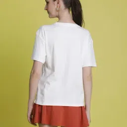 Bene Kleed White Eternity Graphic Oversize T-Shirt image 2