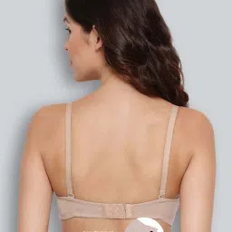 Lyra Beige Cotton Seamless Bra image 2