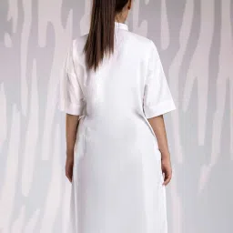 House of Manaa White Alphabetic Shirt image 2