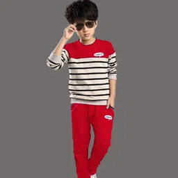 BILLYBALL Unisex Kids Striped T-shirt with Trousers-picture-13