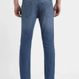 Forever 21 Blue Cotton Regular Fit Distressed Jeans image 2