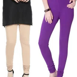 Dollar Missy Multicolor Leggings (Pack of 2)-picture-41