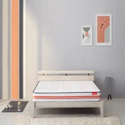 Duroflex Boltt Cream Foam Bonnell Spring Mattress - Queen Size (75 in. L x 60 in. W)-picture-16