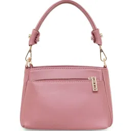 Esbeda Peach Solid Small Sling Handbag image 2