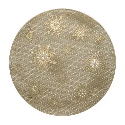 HOSTA HOMES Leatherite Gold Leather Placemats - Set of 6 image 3