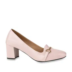 Shoetopia Women's Pink Casual Pumps image 2