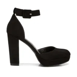 London Rag Women's Black Ankle Strap Sandals-image-28