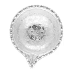 Sri Jagdamba Pearls Unique 0.8 Silver Diya - 10 gm image 2