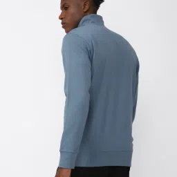 Reebok Blue Slim Fit Sports Jacket image 2