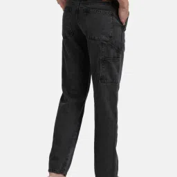 Bene Kleed Charcoal Grey Lightly Washed Relaxed Fit Cotton Jeans image 2