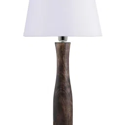 Homesake Black Wooden Table Lamp (Bulb Included) - Set of 1 image 3