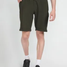 U.S. Polo Assn. Olive Regular Fit Shorts image 1