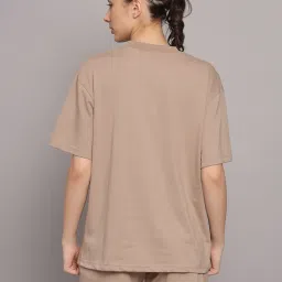 GRIFFEL Light Brown Printed T-Shirt With Shorts image 2