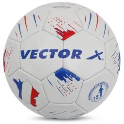 Vector X France Machine Stitched Embose PVC Football (White) Size - 3-picture-9