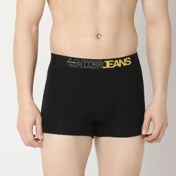 Underjeans By Spykar Assorted Cotton Regular Fit Trunks - Set Of 2-picture-4