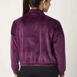 Ajile by Pantaloons Purple Cotton Jacket image 2