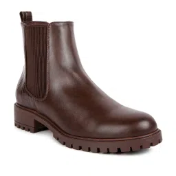 London Rag Women's Brown Chelsea Boots image 2