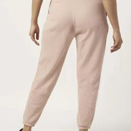 Ajile by Pantaloons Peach Cotton Self Pattern Joggers image 2