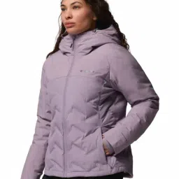 Columbia Purple Regular Fit Hooded Jacket image 4