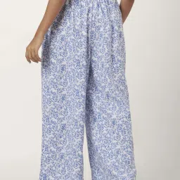 Honey by Pantaloons Blue Printed Palazzos image 2