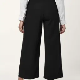 Annabelle by Pantaloons Black High Rise Palazzos image 2