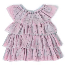 MiArcus Kids Light Pink Printed Top image 2