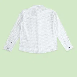 Pantaloons Baby Kids White Cotton Printed Full Sleeves Shirt image 2