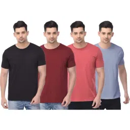 Color Capital Multicolored Regular Fit T-Shirt - Pack of 4 image 1