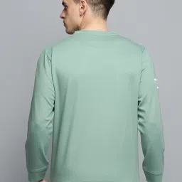 showoffff Showoff Sea Green Regular Fit Printed Sweatshirt image 2