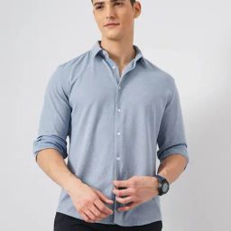 celio celio* Light Blue Regular Fit Shirt-picture-23