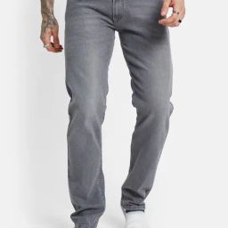 Octave Grey Cotton Regular Fit Jeans-picture-20