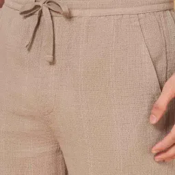 7 Alt By Pantaloons Kelp Slim Fit Texture Shorts image 5