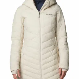 Columbia Beige Slim Fit Hooded Jacket-image-59