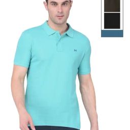 Force NXT Multicolored Cotton Regular Fit Polo T-Shirt-picture-18