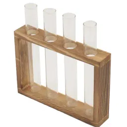 Tayhaa Transparent Wood Vases - Set of 4 image 3