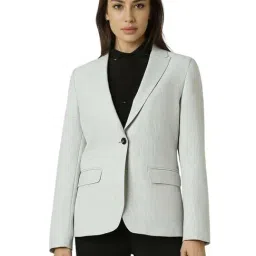Van Heusen Grey Chequered Blazers-picture-42