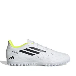 adidas Men's DEPORTIVO III TF White & Black Football Shoes-image-0