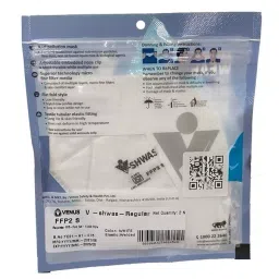 Venus V-Shwas ISI Certified FFP2 Respirator Face Mask in White Color, 24740 (Pack of 12 Piece) image 5
