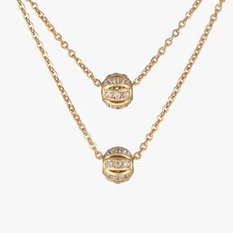 Adwitiya Collection 24 CT Gold-Plated & Black Copper Handcrafted Mangalsutra image 4